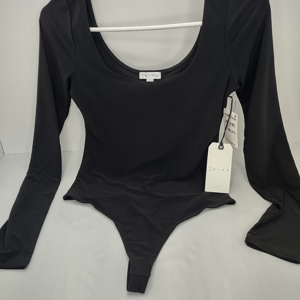 New Women Black Bodysuit